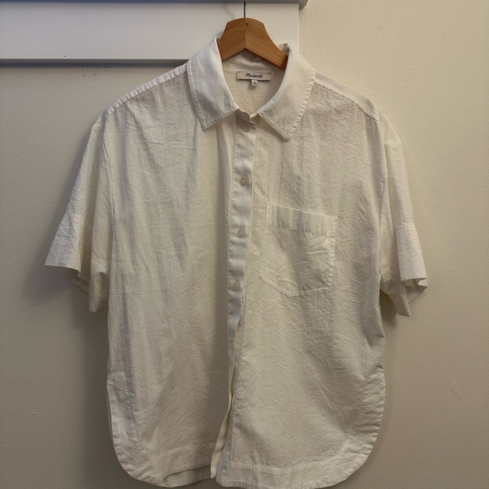 Madewell Short Sleeve Button Down Shirt